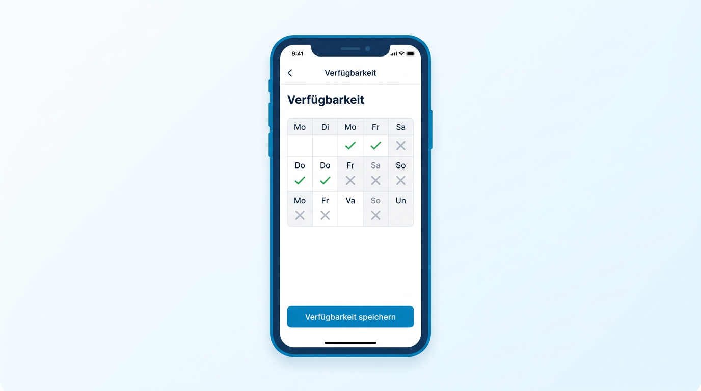 Set your availability